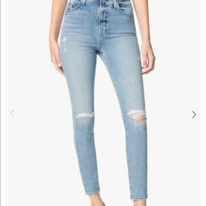 Joe’s: the Charlie, high rise skinny ankle jeans.